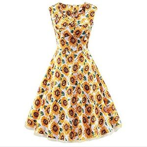 sunflower retro dress 🌻🌻